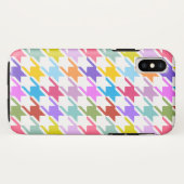 Hahnentrittmuster Multicolor+White Big Pattern Case-Mate iPhone Hülle (Rückseite (Horizontal))