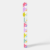 Hahnentrittmuster Multicolor+White Big Pattern Case-Mate iPhone Hülle (Rückseite / Links)
