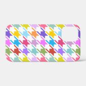 Hahnentrittmuster Multicolor+White Big Pattern Case-Mate iPhone Hülle (Rückseite (Horizontal))