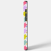 Hahnentrittmuster Multicolor+White Big Pattern Case-Mate iPhone Hülle (Rückseite / Links)