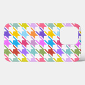 Hahnentrittmuster Multicolor+White Big Pattern Case-Mate iPhone Hülle (Rückseite (Horizontal))
