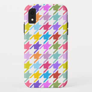Hahnentrittmuster Multicolor+White Big Pattern Case-Mate iPhone Hülle