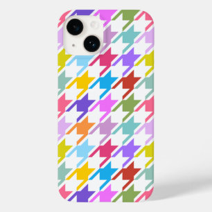 Hahnentrittmuster Multicolor+White Big Pattern Case-Mate iPhone 14 Hülle