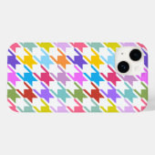 Hahnentrittmuster Multicolor+White Big Pattern Case-Mate iPhone Hülle (Rückseite (Horizontal))