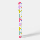 Hahnentrittmuster Multicolor+White Big Pattern Case-Mate iPhone Hülle (Rückseite / Links)