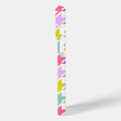 Hahnentrittmuster Multicolor+White Big Pattern Case-Mate iPhone Hülle (Rückseite / Links)