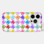 Hahnentrittmuster Multicolor+White Big Pattern Case-Mate iPhone Hülle (Rückseite (Horizontal))