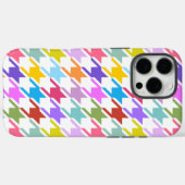 Hahnentrittmuster Multicolor+White Big Pattern Case-Mate iPhone Hülle (Rückseite (Horizontal))