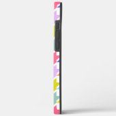 Hahnentrittmuster Multicolor+White Big Pattern Case-Mate iPhone Hülle (Rückseite / Links)