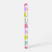 Hahnentrittmuster Multicolor+White Big Pattern iPhone 16 Hülle (Linke Seite)