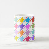 Hahnentrittmuster Multicolor+White Big Pattern Kaffeetasse (Mittel)