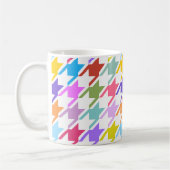 Hahnentrittmuster Multicolor+White Big Pattern Kaffeetasse (Links)