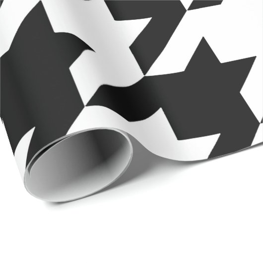 Hahnentrittmuster Muster Geschenkpapier (Rolleneckpunkt)