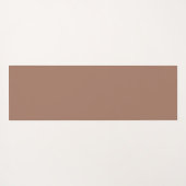 Hahnentrittmuster Muster Mocha Mousse und Weiß Yogamatte (Rückseite (Horizontal))