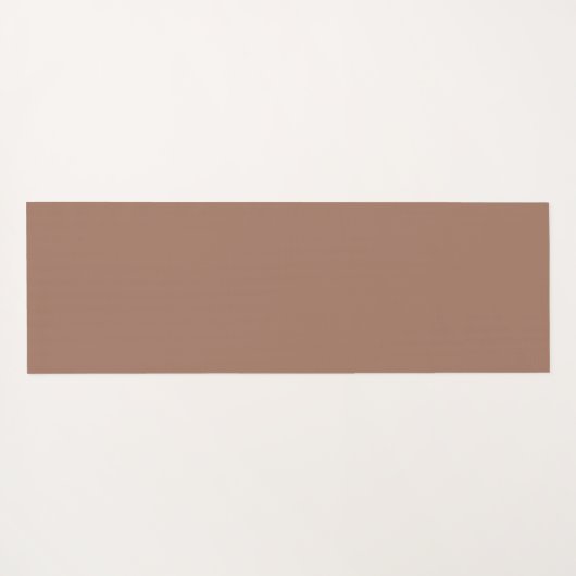 Hahnentrittmuster Muster Mocha Mousse und Weiß Yogamatte (Rückseite (Horizontal))