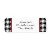 Hahnentrittmuster-Muster - Schwarzweiß (Vorne)