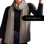 Hahnentrittmuster Pattern-Pale Taupe Schal<br><div class="desc">Verwöhnen Sie sich mit dem Luxus-Hahnentrittmuster Chiffon Scarf in Pale Taupe - eine nahtlose Mischung aus zeitloser Eleganz und zeitgenössischem Reiz. Das elegante Hahnentrittmuster auf dem zarten, blassgelben Tuch schafft eine kühne und klassische Note. Dieser große Chiffonschal ist sowohl für Komfort als auch für Vielseitigkeit gefertigt und eignet sich daher...</div>