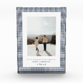 Hahnentrittmuster Peacoat Frame Foto (Vorderseite)