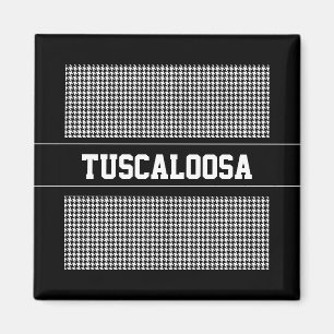 Hahnentrittmuster Personalisiert Magnet