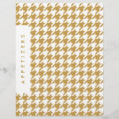 Hahnentrittmuster Rezept Division / Appetithäppche (Rückseite)