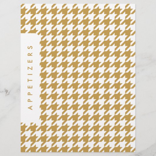 Hahnentrittmuster Rezept Division / Appetithäppche (Rückseite)