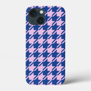 Hahnentrittmuster Rosa+Blau Muster Case-Mate iPhone Hülle