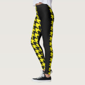 Hahnentrittmuster / Schwarz Leggings (Links)