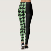 Hahnentrittmuster / Schwarz Leggings (Rückseite)
