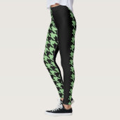 Hahnentrittmuster / Schwarz Leggings (Links)