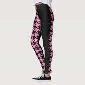 Hahnentrittmuster / Schwarz Leggings (Links)