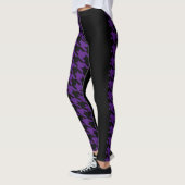 Hahnentrittmuster / Schwarz Leggings (Links)