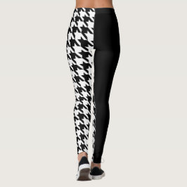 Hahnentrittmuster / Schwarz Leggings