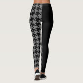 Hahnentrittmuster / Schwarz Leggings (Rückseite)