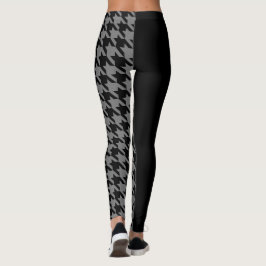 Hahnentrittmuster / Schwarz Leggings