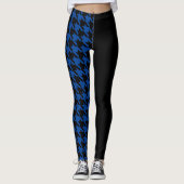 Hahnentrittmuster / Schwarz Leggings (Vorderseite)