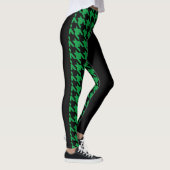 Hahnentrittmuster / Schwarz Leggings (Rechts)