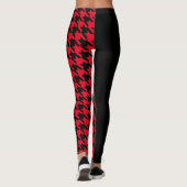 Hahnentrittmuster / Schwarz Leggings (Rückseite)