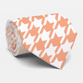 Hahnentrittmuster-Skin-Tone-Muster Krawatte (Gerollt)