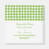 Hahnentrittmuster speichern Sie das Datumsfenster, Magnet (Vorne)