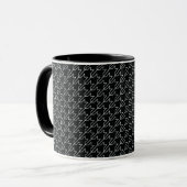 Hahnentrittmuster Tasse (Vorderseite Links)