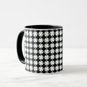 Hahnentrittmuster Tasse (Vorderseite Links)