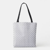 Hahnentrittmuster Tote Bag Tasche (Rückseite)