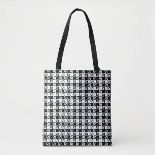 Hahnentrittmuster Tote Bag Tasche