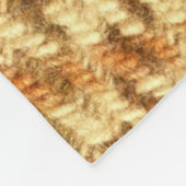 Hahnentrittmuster-Tweed-Muster-Decke Fleecedecke (Ecke)
