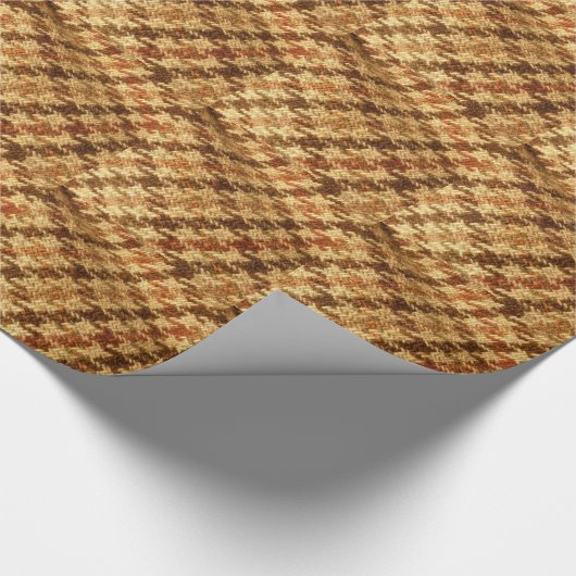 Hahnentrittmuster-Tweed-Verpackungs-Papier Geschenkpapier (Ecke)