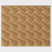 Hahnentrittmuster-Tweed-Verpackungs-Papier Geschenkpapier (Flach)