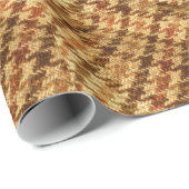 Hahnentrittmuster-Tweed-Verpackungs-Papier Geschenkpapier (Rolleneckpunkt)