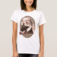 Hahnentrittmuster Westie Welpe