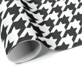 Hahnentrittmuster Wrapping Paper Geschenkpapier (Rolleneckpunkt)
