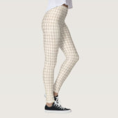Hahnentrittmustervanille Muster Leggings (Rechts)